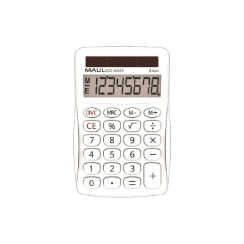 Maul Calculatrice ECO MJ455 Blanc Maul Calculatrice ECO MJ455 Blanc