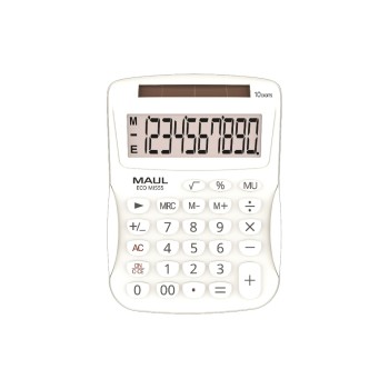 Maul Calculatrice ECO MJ555 Blanc Maul Calculatrice ECO MJ555 Blanc