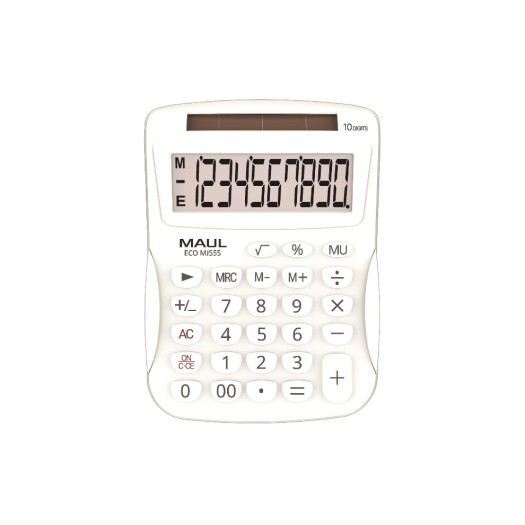 Maul Calculatrice ECO MJ555 Blanc