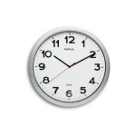Maul Horloge murale MAULstep Ø 40 cm, Argenté