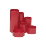 Maul Pot à crayons MAULtubo Recycling Rouge