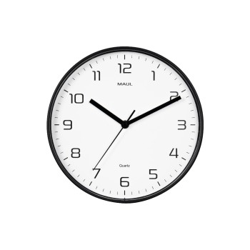 Maul Horloge murale Drip Ø 25 cm, Noir