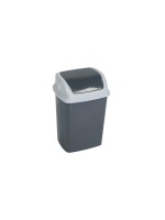 Maul Poubelle MAULswing 5 l, Gris foncé