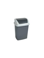 Maul Poubelle MAULswing 10 l, Gris foncé