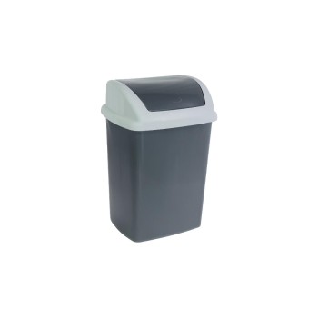 Maul Abfalleimer Swing 24 L, Dunkelgrau, 24 L, Schwingdeckel, dunkelgrau