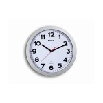 Maul Horloge murale MAULstep Ø 30 cm Argenté/Blanc