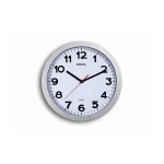 Maul Horloge murale Step Ø 30 cm Argenté/Blanc