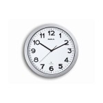 Maul Horloge murale MAULstep Ø 35 cm Argenté/Blanc