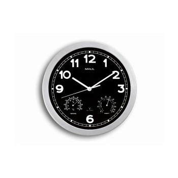 Maul Horloge murale MAULdrive Ø 30 cm Noir/Argenté Maul Horloge murale MAULdrive Ø 30 cm Noir/Argenté