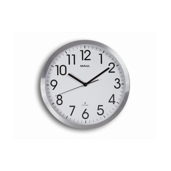 Maul Horloge murale MAULfly Ø 30 cm Argenté/Blanc Maul Horloge murale MAULfly Ø 30 cm Argenté/Blanc