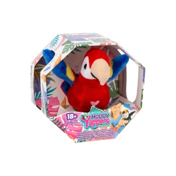 Max Bersinger Peluche Happy Yappers Perroquet rouge Max Bersinger Peluche Happy Yappers Perroquet rouge