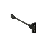 maxCONNECT Multimedia-Zubehör 45x22.5, anthrazit, 1x DisplayPort