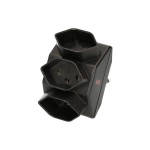 Max Hauri Connecteur multiple 3 x T13, noir