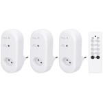 Max Hauri Connecteurs intermédiaires radio Ensemble de 3 Avec télécommande