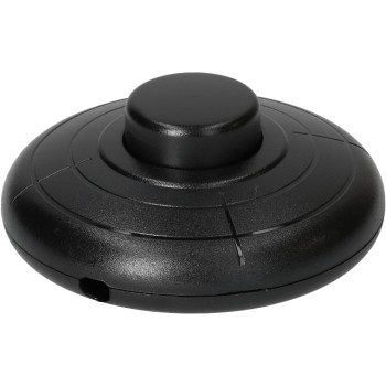 Max Hauri Fusstretschalter, black , 70mm, 1-Poliig