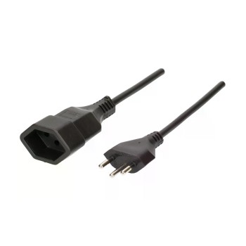 Max Hauri Verlängerungskabel T12/T13 TD, 0.25m, schwarz