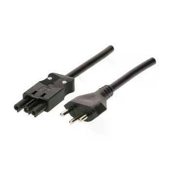 Bachmann TD-Anschlusskabel 10m, H05VV-F3G1.5, schwarz