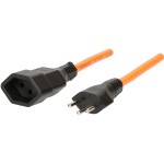 Max Hauri Câble de prolongation 5 m T13 - T12, Orange