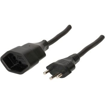 Max Hauri GD-Verlängerung T12 / T13, H05RR-F3G1.0, 5m, schwarz