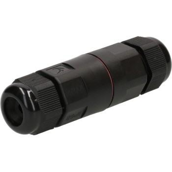 Max Hauri cableverbinder IP68, black , 3-polig, 16A/250V