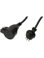 Max Hauri Rallonge IP55 N07 V3-F3G1.5 20m noir type 13 / type 13
