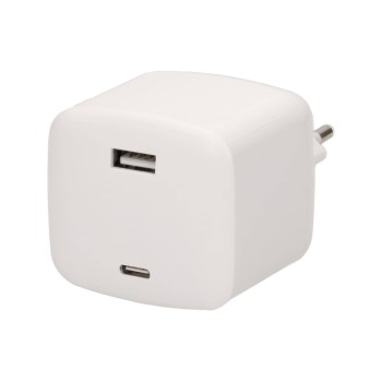 Max Hauri adaptateur de charge rapide USB 1x USB-C PD 1x USB-A 45W blanc Max Hauri adaptateur de charge rapide USB 1x USB-C PD 1x USB-A 45W blanc