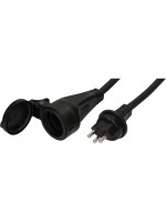 Max Hauri Rallonge EXTEND IP55, H07RN-F 3G2,5, type 23/type 23, 5 m, noir