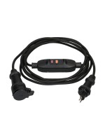 Max Hauri Rallonge GDV avec disjoncteur différentiel, type 13/type 13, 5 m