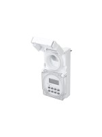 Max Hauri Minuterie programmateur horaire numériques blanc IP55 IP55 Blanc
