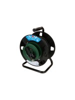 Max Hauri Enrouleur de câble pour appareils IP55 1x type 13 20 m vert noir 230 V 10 A H05RN-F 3G1.0