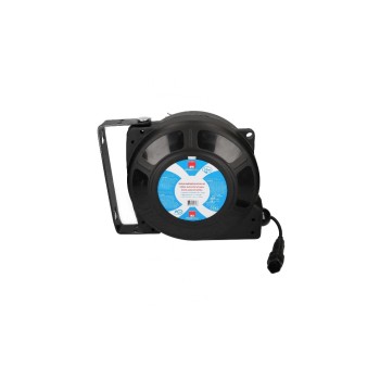 Max Hauri cablerückzugsrolle 20m black , Montagebügel, with Thermoschutz