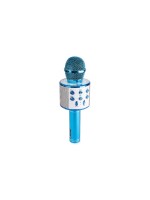 Max KM10B, Karaoke Mikrofon, BT, MP3, blue