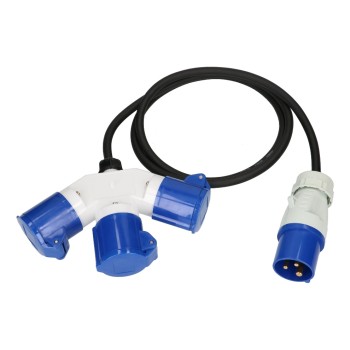 maxCAMP Verlängerungskabel 230V PUR 1.5m, 3x1.5 mit Stecker & Kupplung CEE16/3 maxCAMP Verlängerungskabel 230V PUR 1.5m, 3x1.5 mit Stecker & Kupplung CEE16/3