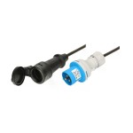 maxCAMP Câble adaptateur 0.5 m T23 - CEE16/3, IP44, Noir