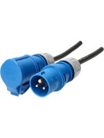 maxCAMP Câble de prolongation CEE GDV-H07RN F3G2.5, 10 m, noir