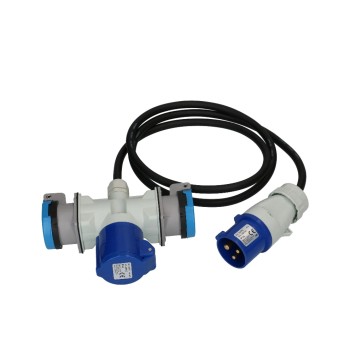 maxCAMP Câble de prolongation H07RN-F3G1.5, 2 x CEE16-3 TYP 23, 1.5 m maxCAMP Câble de prolongation H07RN-F3G1.5, 2 x CEE16-3 TYP 23, 1.5 m