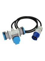 maxCAMP Câble de prolongation H07RN-F3G1.5, 3 x CEE16-3 TYP 23, 1.5 m