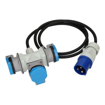 maxCAMP Câble de prolongation H07RN-F3G1.5, 3 x CEE16-3 TYP 23, 1.5 m maxCAMP Câble de prolongation H07RN-F3G1.5, 3 x CEE16-3 TYP 23, 1.5 m