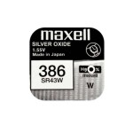 Maxell Europe LTD. Pile bouton SR43W 10 pièces