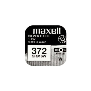 Maxell  Button cell  SR916W 10er, vergl. V372
