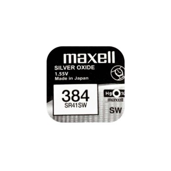 Maxell  Button cell  SR41SW 10er, vergl. V384