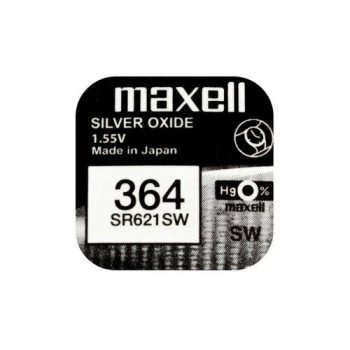 Maxell  Button cell  SR621SW 10er, vergl. V364