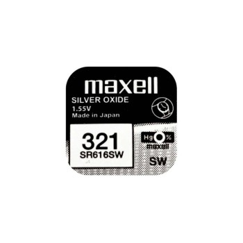 Maxell  Button cell  SR616SW 10er, vergl. V321