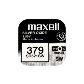Maxell  Button cell  SR521SW 10er, vergl. V379