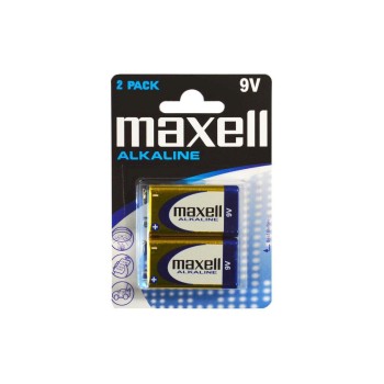 Maxell Batterie 9V 2 Stück, vergl. 6LR61, Blister