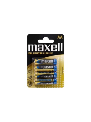 Maxell Europe LTD. Pile AA Super Alkaline 4 Pièce/s Maxell Europe LTD. Pile AA Super Alkaline 4 Pièce/s