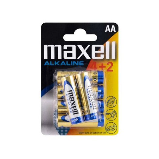 Maxell Europe LTD. Pile AA 4+2 pièces