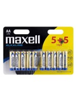 Maxell Batterie AA 5+5 (10er), vergl. LR6, Blister