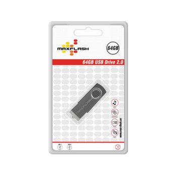 Maxflash Standard USB Drive 64GB, read 8MB/s, write 4MB/s, black Maxflash Standard USB Drive 64GB, read 8MB/s, write 4MB/s, black