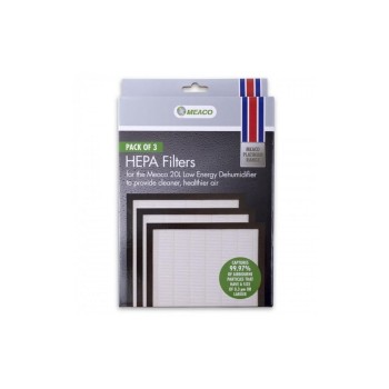 Meaco Filtre à air 20L LE HEPA 3 Pièce/s